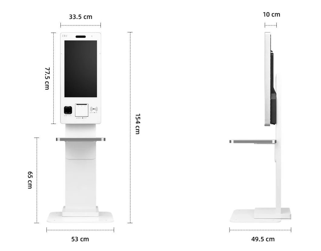 Floor Standing Vertical TV Touch Screen Kiosk 4K Indoor Advertising Screen HD LCD LED Digital Signage