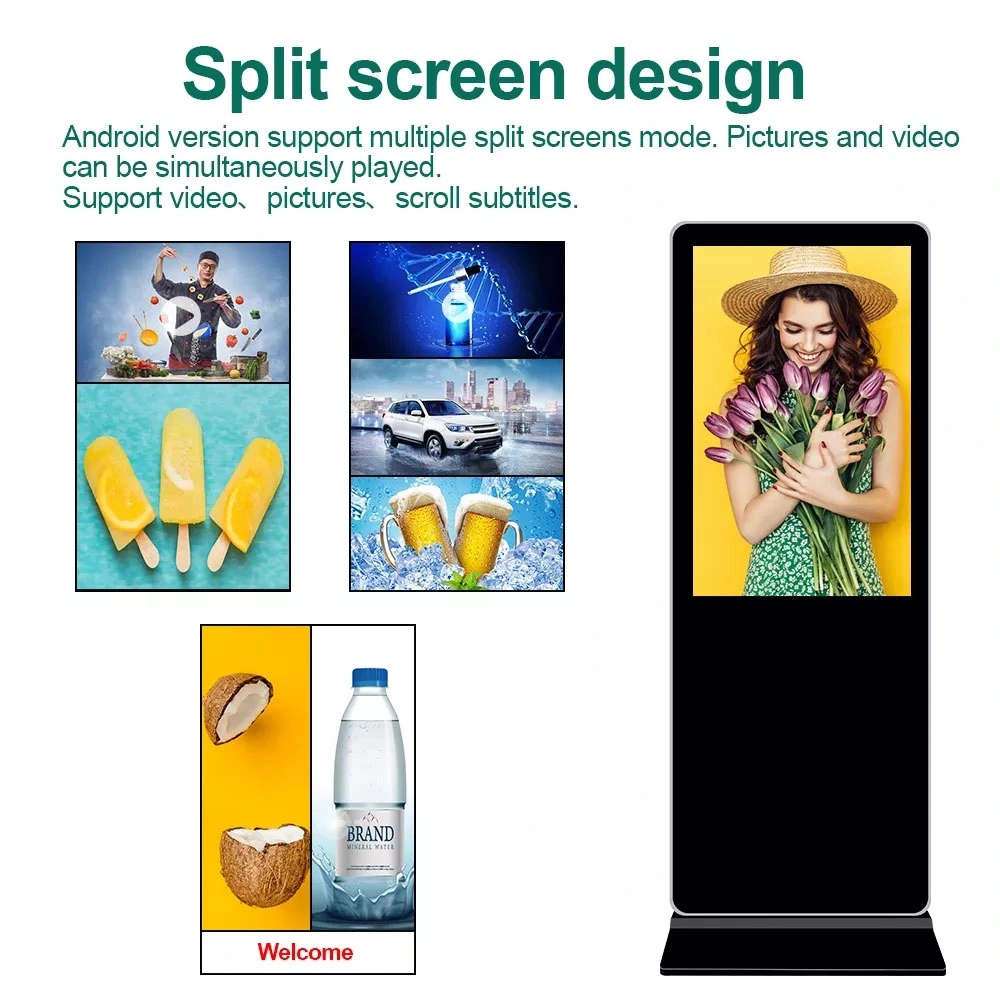 Floor Stand 3D HD Digital Signage Outdoor LED Display Digital Signage