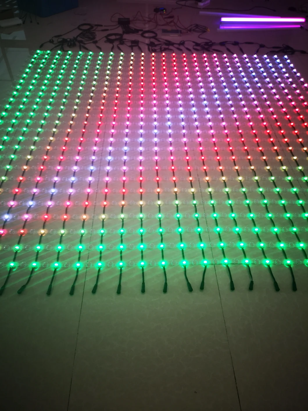 12VDC RGB LED Flexible Net Mesh Screen Pixel Light