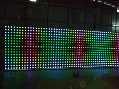 Rigeba ディスコ DJ パーティーステージ 1*1 メートル 10 ミリメートルピクセル LED デジタル壁カーテンスクリーンライトイベントごと