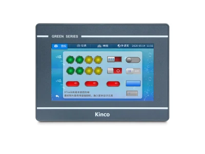 Kinco-Gl070-7 高解像度ディスク通信産業用 HMI タッチ スクリーン HMI-232/422/485/USB/イーサネット/U